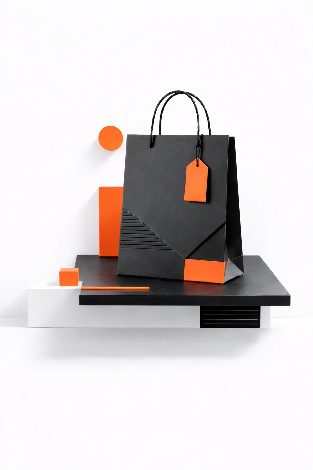 Paperboard bag packaging sample